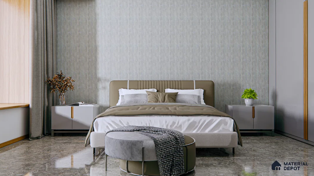 LM 01345 Sheer 8 ft x 4 ft Super Matte Finish Decorative Laminate - 1 mm  | Suitable for Living Room, Kitchen, Office