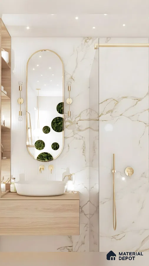 Elegant in Simplicity: A Modern Bathroom Oasis | Material Depot