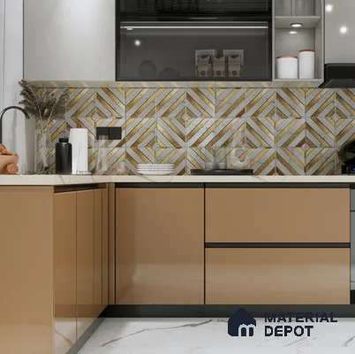 TL 00960 Statuario Oset 1200x600 mm Glossy Finish Vitrified Wall & Floor Tile - 9 mm