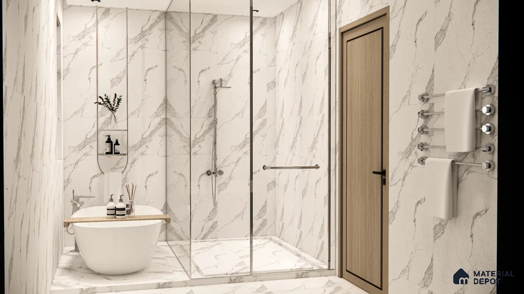 TL 00797 Statuario Plazma 1200x600 mm Matte Finish Vitrified Wall & Floor Tile - 9 mm