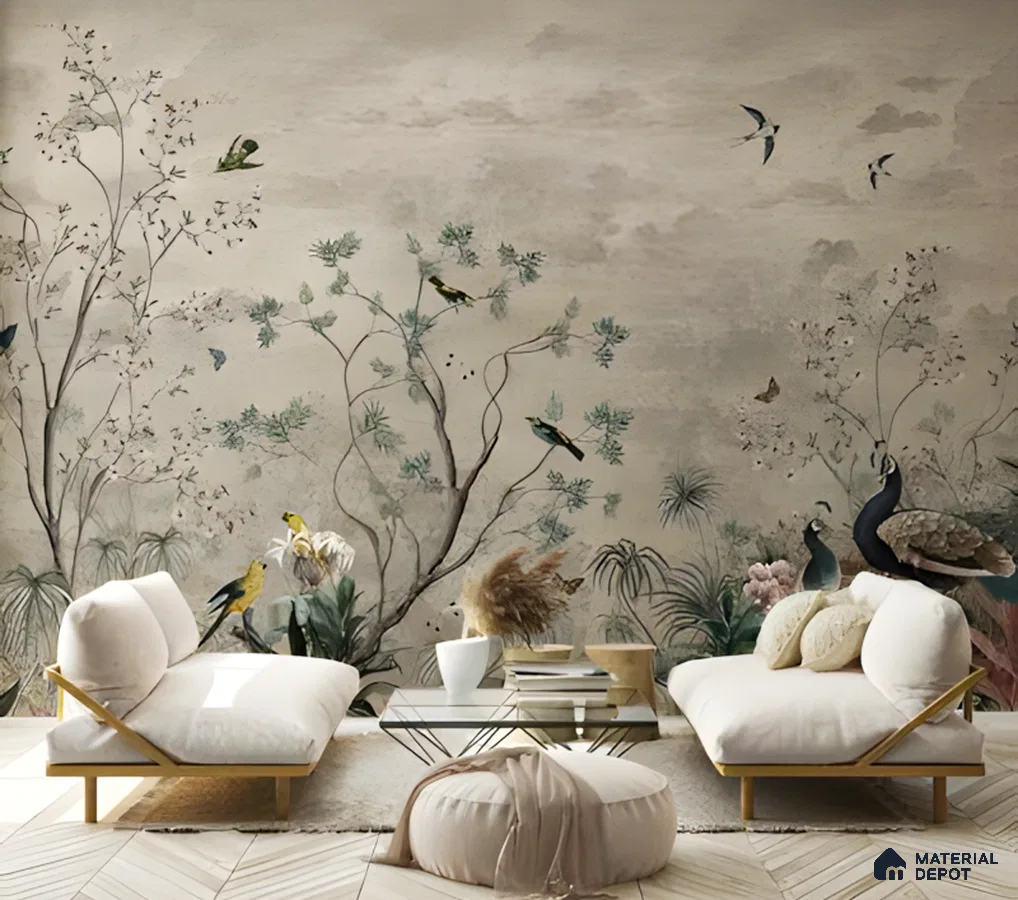 Elegant Minimalism: A Serene Living Space | Material Depot