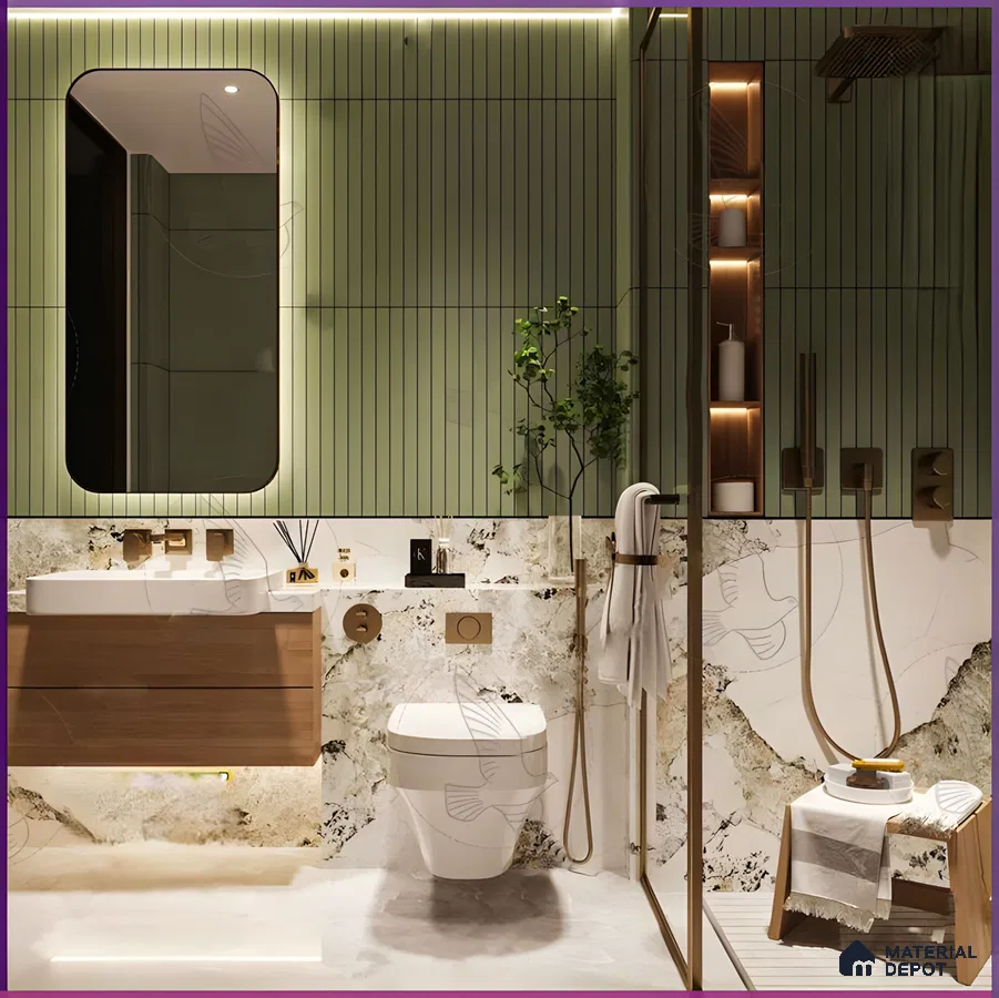 Elegant Modern Bathroom Retreat | Material Depot