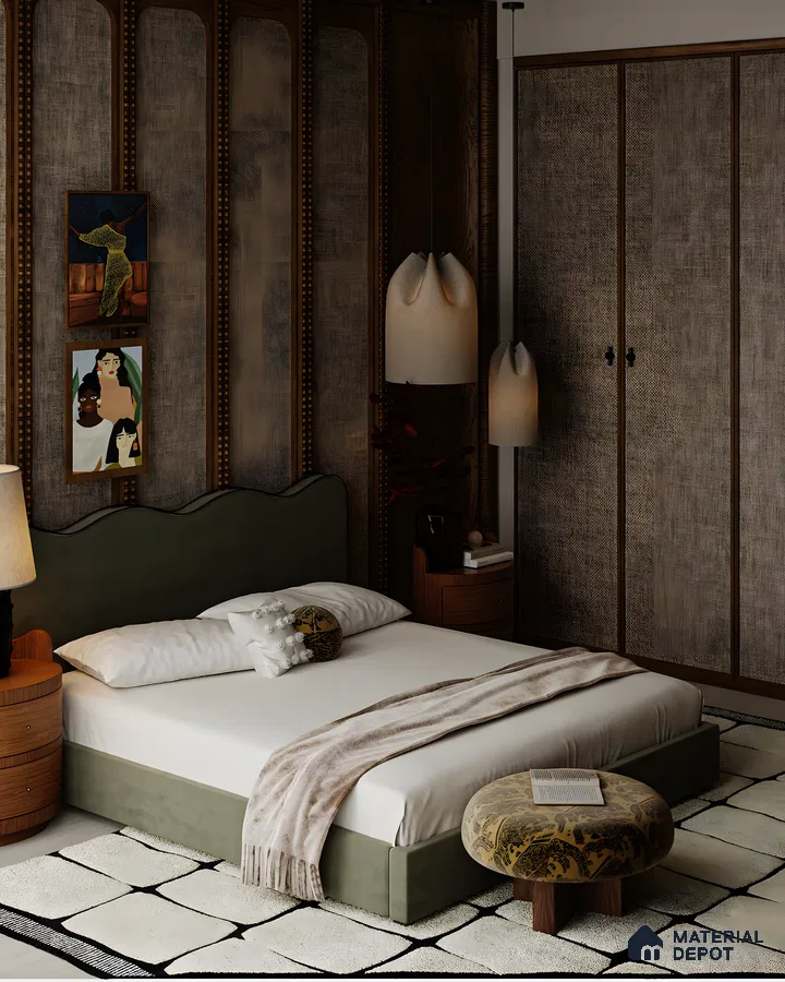 Elegant Tranquility: A Study in Contemporary Bedroom Design | Material Depot