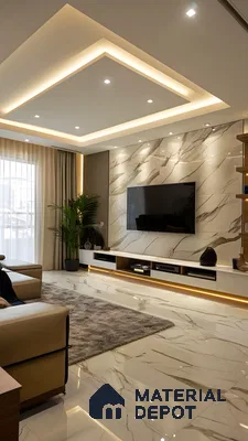 Elegant Urban TV Unit Design | Material Depot