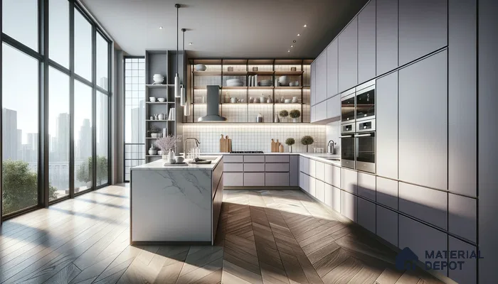Elegant Urban Retreat with Sleek Design and Industrial Overtones | Material Depot