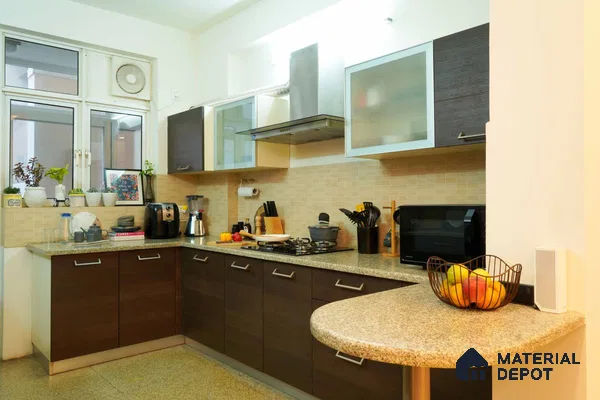 Gurgaon Elegance: 3 BHK with White Guest Room & Florals