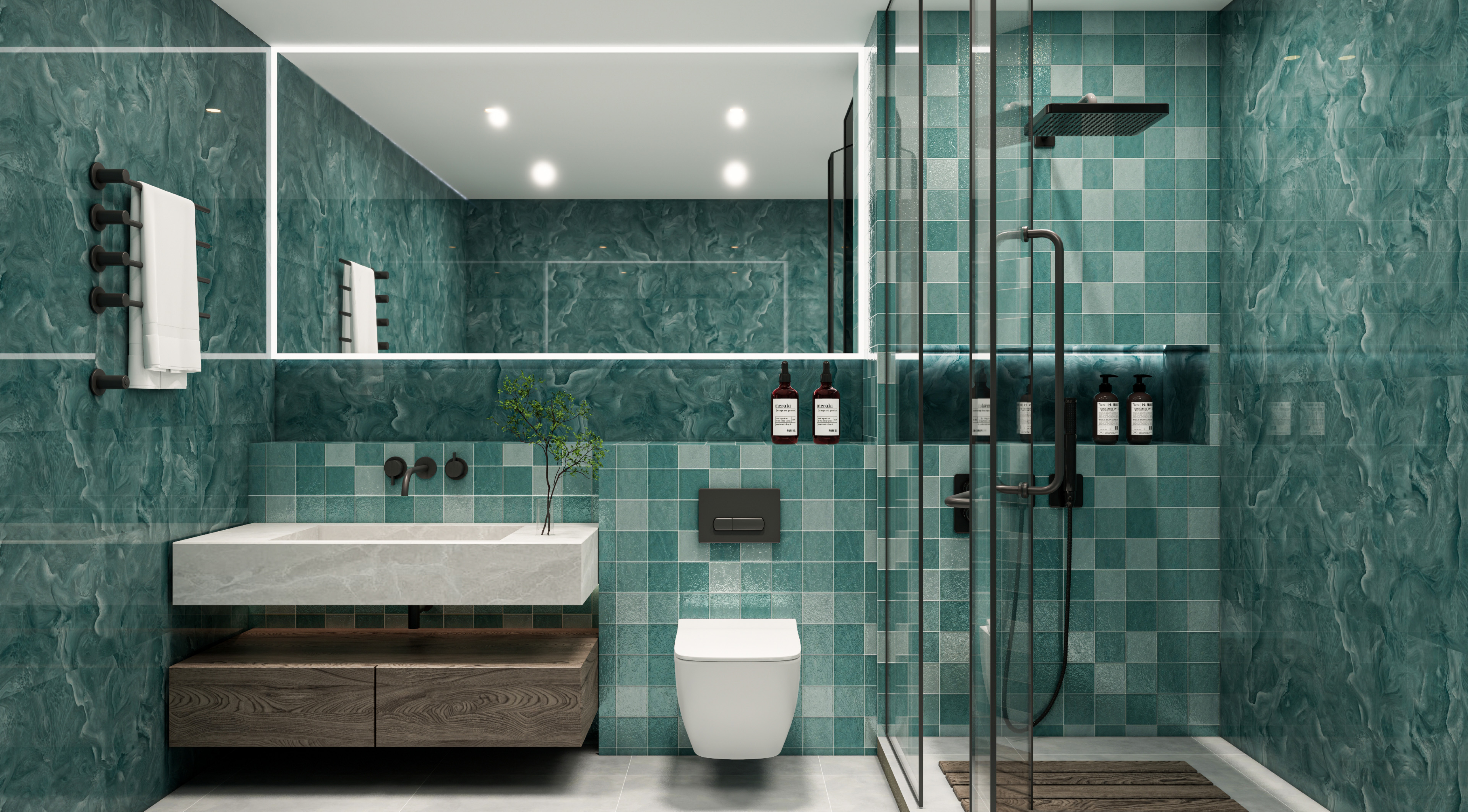 Cement Wall & Floor Tile TL 04672 G Nimbus Roman stone washed/weathered Surface 2 ft x 2 ft Porcelain Matte Finish 8 mm | Suitable for Living Room, Bedroom, Bathroom, Kitchen & Balcony