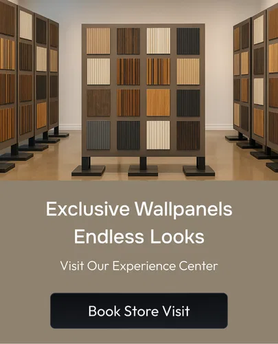 Wall Panel sample display at Material Depot