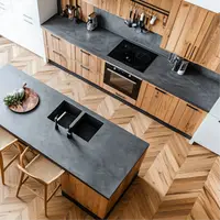 Wood-look tiles with realistic textures, mimicking the warmth and natural beauty of wood.