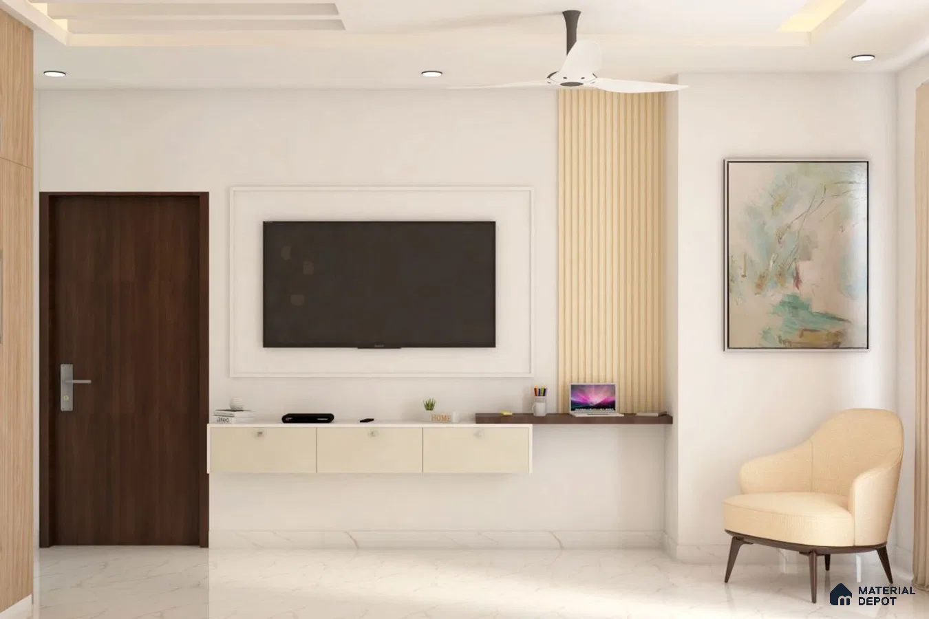 Contemporary Floating TV Unit