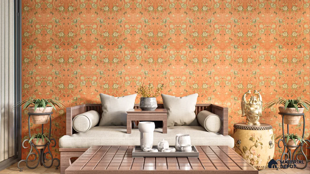 Brown Patterned Look PVC Decorative Wall Panel PN 00445 10 ft x 10 inch - 6 mm | Suitable for Feature Wall, TV Unit & Living Room | Width is Subjected to 5% Variation