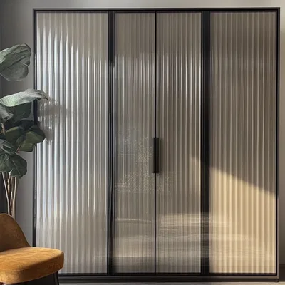 Closeup application image of Fluted Acrylic Laminate Collection