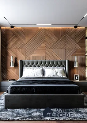 Geometric Elegance: A Modern Bedroom Oasis | Material Depot