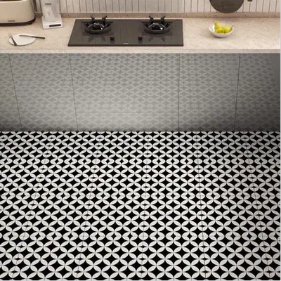 Closeup application image of Geometric Moroccan Tiles