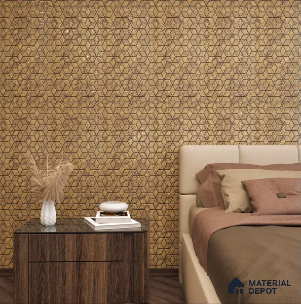 Wooden Look LM 01239 8 ft x 4 ft Texture Finish Decorative Laminate - 1 mm | Suitable for TV Unit, Wardrobe, Kitchen Cabinets
