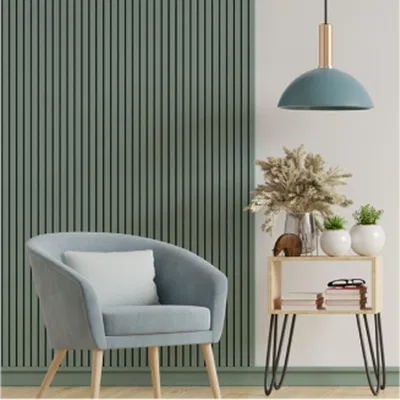 Closeup application image of Green Color Solid Panels