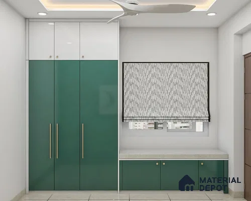 Green & White Wardrobe Elegance