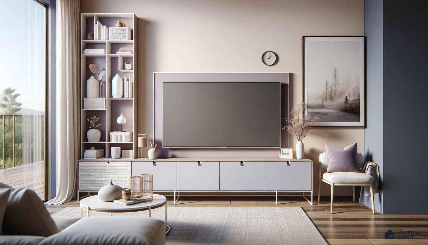 Harmonious Modern Living with Subdued Tones and Elegant Detailing | Material Depot