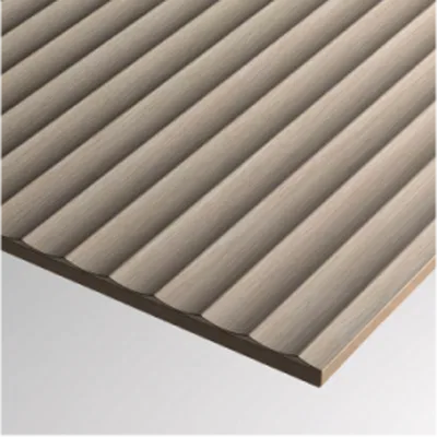 Closeup application image of HDHMR / HDF Fluted Panels