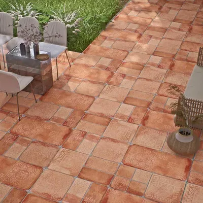 Closeup application image of Heavy Duty Parking Tiles