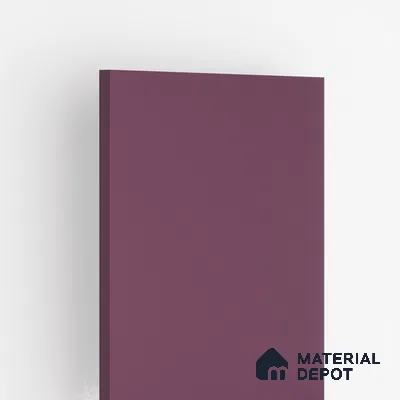Purple Solid Colors Look 3544 RSO 8 ft x 4 ft Super Matte Finish Decorative Laminate - 1 mm | Suitable for Living Room, Kitchen, Office