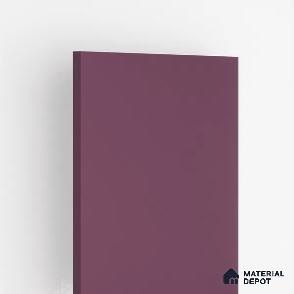 Purple Solid Colors Look 3544 RSO 8 ft x 4 ft Super Matte Finish Decorative Laminate - 1 mm | Suitable for Living Room, Kitchen, Office