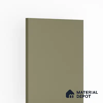 Grey Solid Colors Look 3561 NGL 8 ft x 4 ft High Gloss Finish Decorative Laminate - 1 mm | Suitable for Living Room, Kitchen, Office