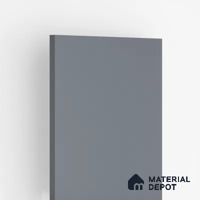Grey Solid Colors Look 3551 SUD 8 ft x 4 ft Suede Finish Decorative Laminate - 1 mm | Suitable for Living Room, Kitchen, Office