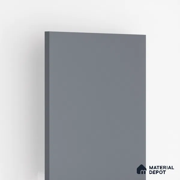 Grey Solid Colors Look 3551 SUD 8 ft x 4 ft Suede Finish Decorative Laminate - 1 mm | Suitable for Living Room, Kitchen, Office