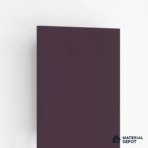 Violet Solid Colors Look PU 236 8 ft x 4 ft PU Finish Decorative Laminate - 1 mm | Suitable for Living Room, Kitchen, Office