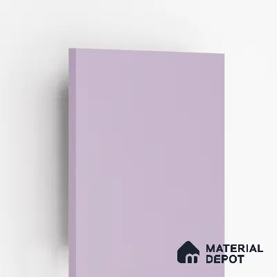 Light Purple Solid Colors Look CF 187 Lilac Chiffon 8 ft x 4 ft Matte Finish Decorative Laminate - 1 mm | Suitable for Living Room, Kitchen, Office