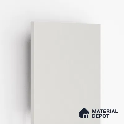 White Solid Colors Look CF 132 Egg White Chiffon 8 ft x 4 ft Matte Finish Decorative Laminate - 1 mm | Suitable for Living Room, Kitchen, Office