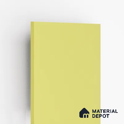 Yellow Textured Solid Look CF 213 Chiffon 8 ft x 4 ft Texture Finish Decorative Laminate - 1 mm | Suitable for TV Unit, Wardrobe, Kitchen Cabinets