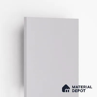 107 SI Snow White 8 ft x 4 ft Texture Finish Decorative Laminate - 1 mm  | Suitable for TV Unit, Wardrobe, Kitchen Cabinets | Matching Edgeband Code - (Rehau - 75637) | (E3 - 1001 MT)