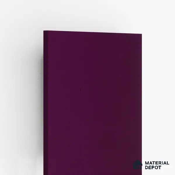 266 LU Antique Violet 8 ft x 4 ft Texture Finish Decorative Laminate - 1 mm | Suitable for TV Unit, Wardrobe, Kitchen Cabinets | Matching Edgeband Code - (Rehau - 110236) | (E3 - 1038 HG)