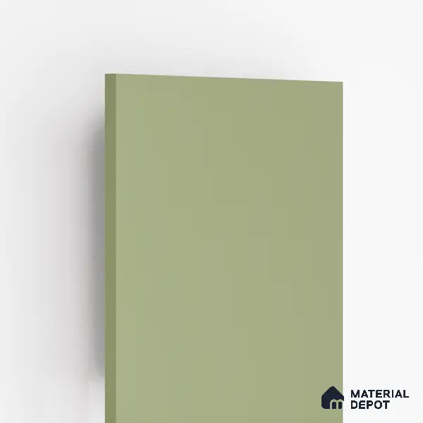 276 SU Pista Green 8 ft x 4 ft Suede Finish Decorative Laminate - 1 mm | Suitable for TV Unit, Wardrobe, Kitchen Cabinets