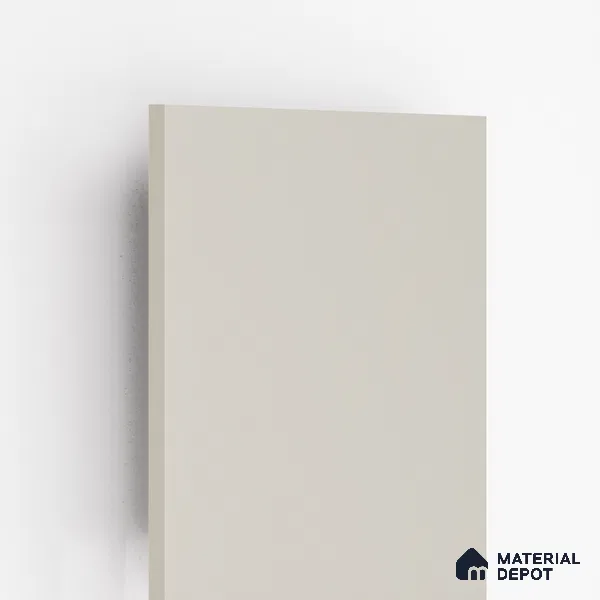 Grey Solid Colors Look 901 VGA Egg White 8 ft x 4 ft Suede Finish Decorative Laminate - 1 mm | Suitable for Living Room, Kitchen, Office