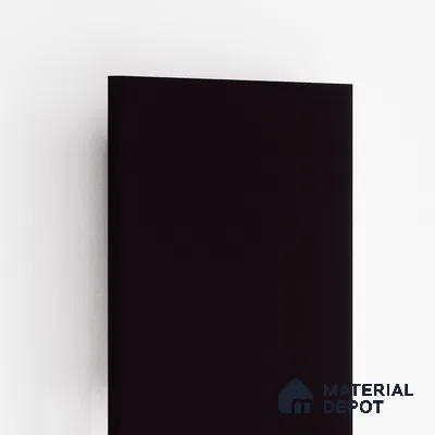 Black Solid Colors Look 911 SF Black Current 8 ft x 4 ft Suede Finish Decorative Laminate - 1 mm | Suitable for Living Room, Kitchen, Office