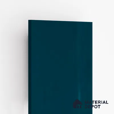 Teal Blue Solid Colors look LM 20860 8 ft x 4 ft High Gloss Finish 6H anti-scratch Acrylic Laminate - 1.5 mm | Suitable for Living Room, Kitchen, Office