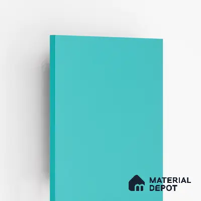 Blue Solid Colors Look 8314 SF 8 ft x 4 ft Suede Finish Decorative Laminate - 0.8 mm | Suitable for Living Room, Kitchen, Office