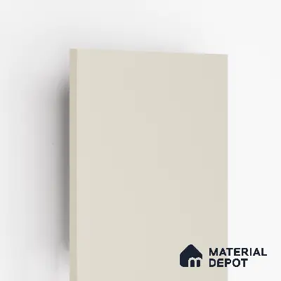 Ivory Solid Colors Look 8303 SF 8 ft x 4 ft Suede Finish Decorative Laminate - 0.8 mm | Suitable for Living Room, Kitchen, Office