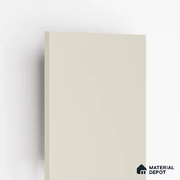 Ivory Solid Colors Look 8303 SF 8 ft x 4 ft Suede Finish Decorative Laminate - 0.8 mm | Suitable for Living Room, Kitchen, Office