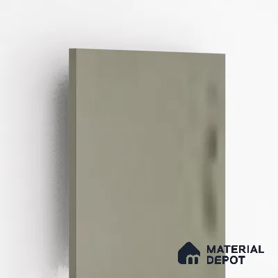 Grey Solid Colors Look 1010 PHG 8 ft x 4 ft High Gloss Finish Decorative Laminate - 1 mm | Suitable for Living Room, Kitchen, Office