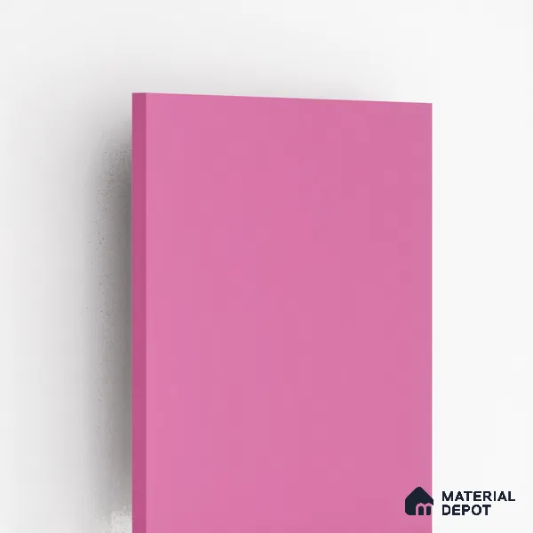 Pink Solid Colors Look 1504 SF 8 ft x 4 ft Suede Finish Decorative Laminate - 1 mm | Suitable for Living Room, Kitchen, Office