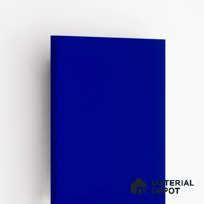 Blue Solid Colors Look 1038 SF 8 ft x 4 ft Suede Finish Decorative Laminate - 1 mm | Suitable for Living Room, Kitchen, Office