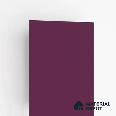 Purple Solid Colors Look PT 411 8 ft x 4 ft Glossy Finish 6H Anti Scratch Laminate - 1 mm | Suitable for TV Unit, Wardrobe, Kitchen Cabinets