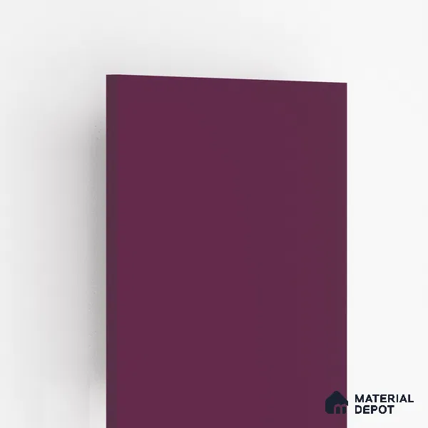 Purple Solid Colors Look PT 411 8 ft x 4 ft Glossy Finish 6H Anti Scratch Laminate - 1 mm | Suitable for TV Unit, Wardrobe, Kitchen Cabinets
