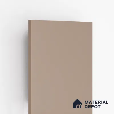 Light Mocha Brown Solid Colors look LM 23759 B (ZH 8685) 8 ft x 4 ft High Gloss Finish 6H Anti Scratch Acrylic Laminate - 1.5 mm | Suitable for Living Room, Kitchen, Office