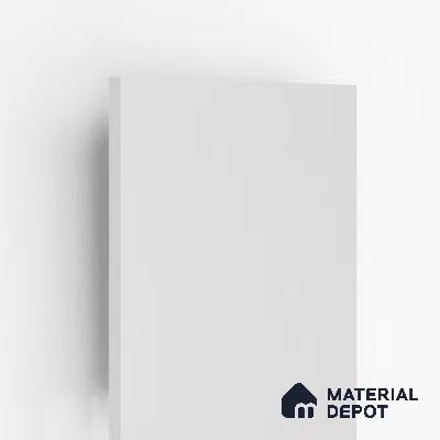 White Solid Colors Look MT 701 8 ft x 4 ft Matte Finish 6H Anti Scratch Acrylic Laminate - 1.5 mm | Suitable for TV Unit, Wardrobe, Kitchen Cabinets