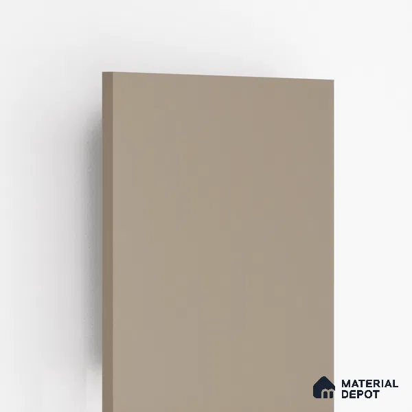 Beige Solid Colors Look MT 712 8 ft x 4 ft Matte Finish 6H Anti Scratch Acrylic Laminate - 1.5 mm | Suitable for TV Unit, Wardrobe, Kitchen Cabinets